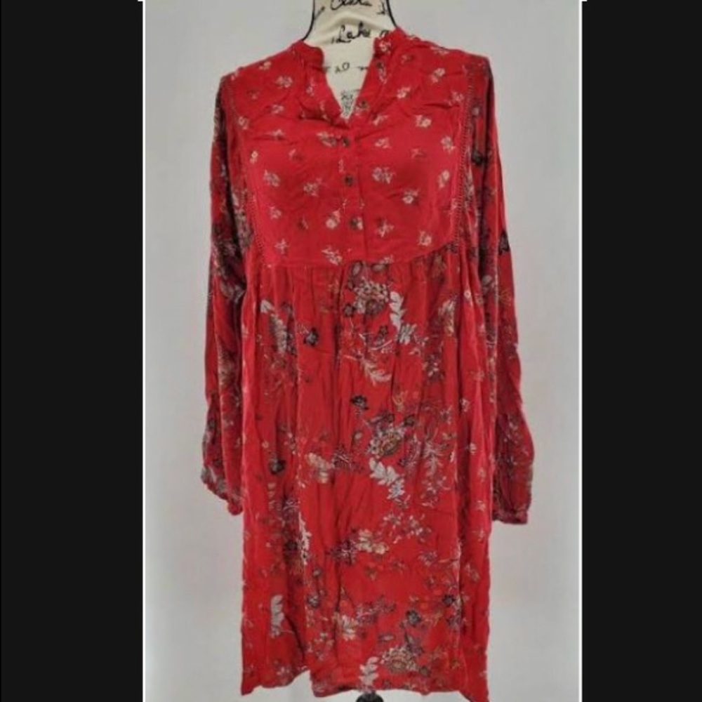Knox Rose Red Floral Dress
